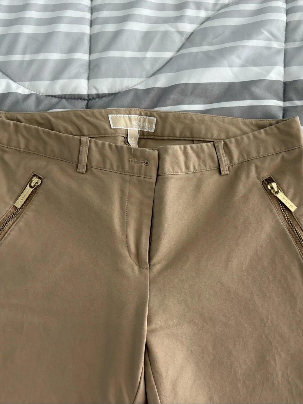 Michael Kors Women's Khaki Tan Pants